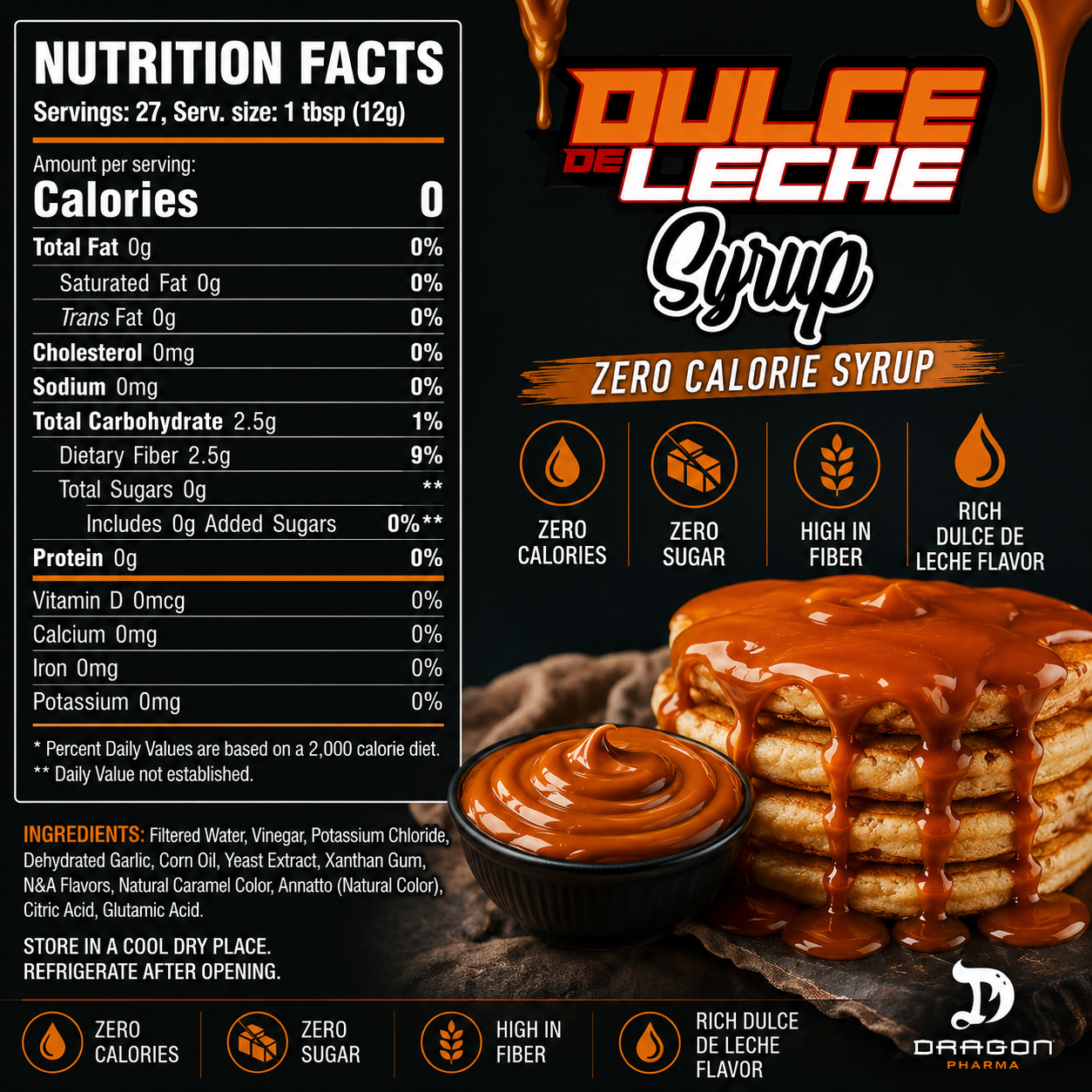 Dragon Pharma Dip Dulce De Leche