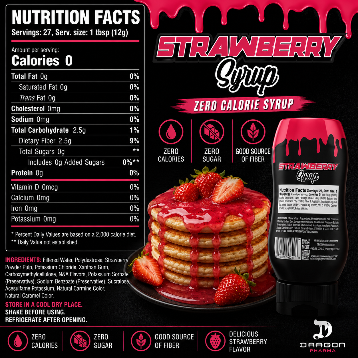 Dragon Pharma Dip Strawberry