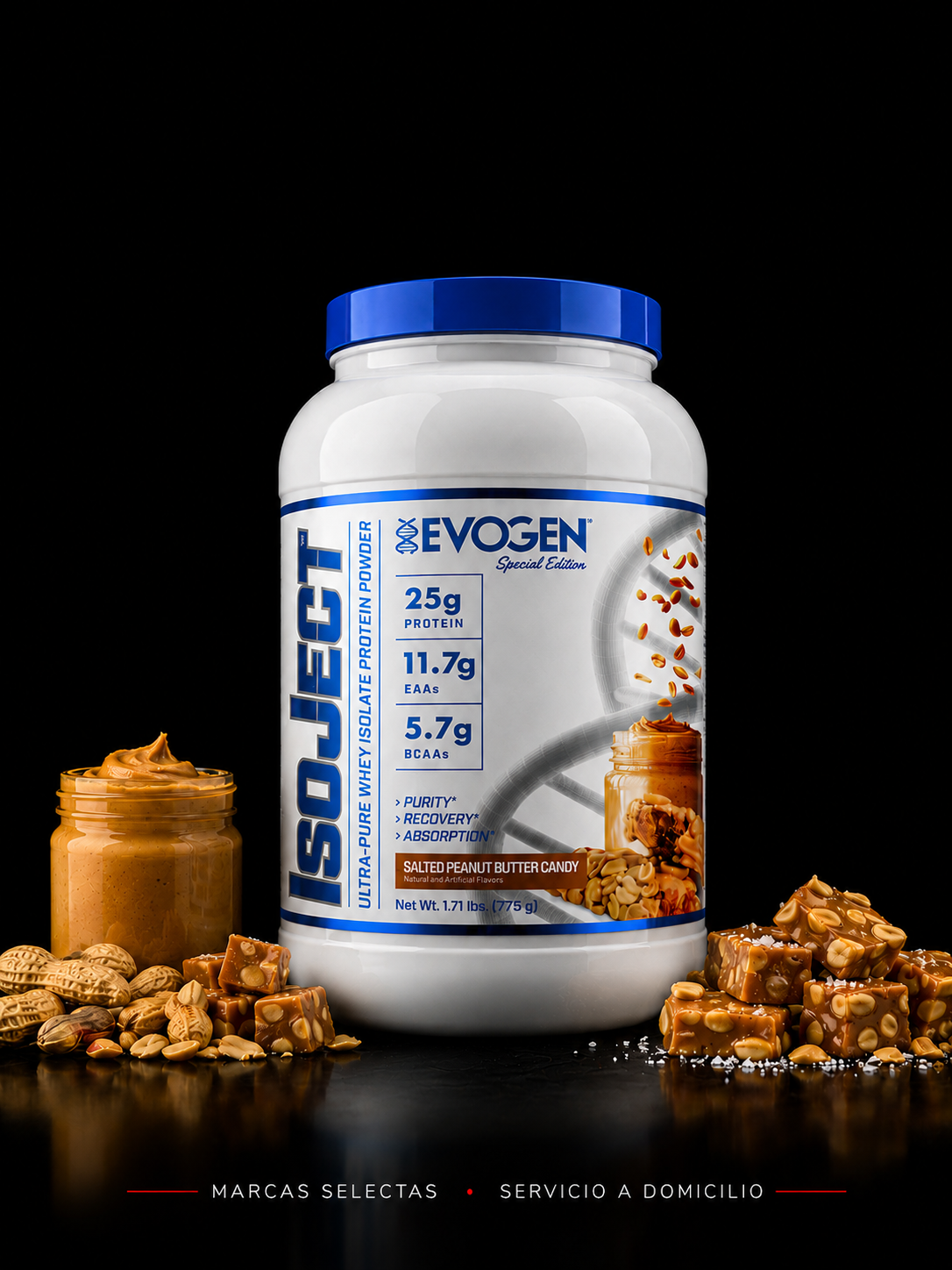 Evogen Isoject Salted Peanut Butter 2Lb