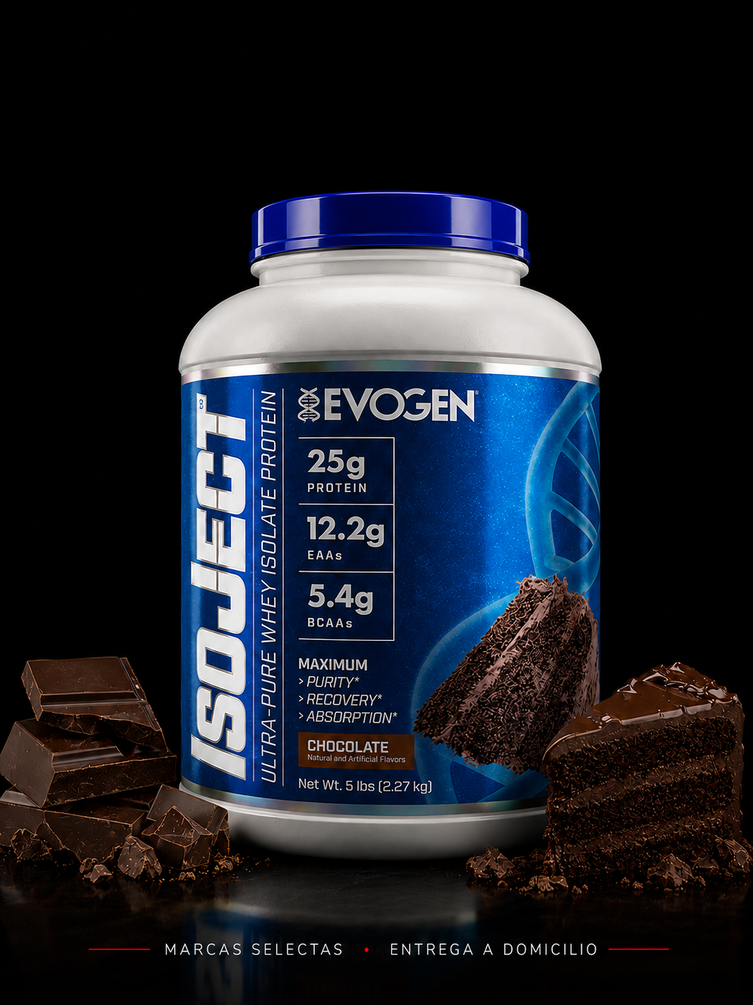 Evogen Isoject Chocolate 55 Servicios