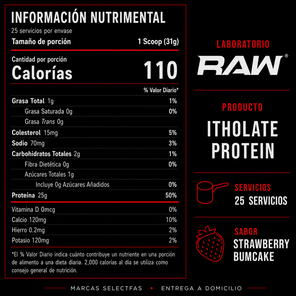 Raw Cbum Itholate Strawberry Bumcake  2 Lbs