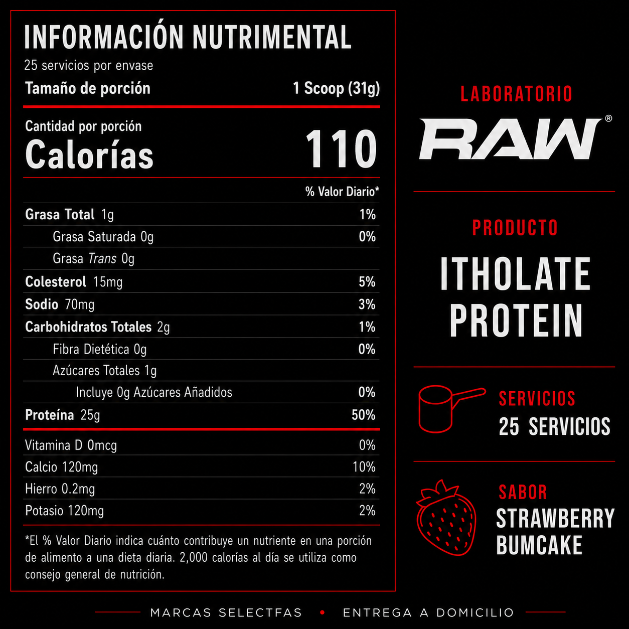 Raw Cbum Itholate Strawberry Bumcake  2 Lbs