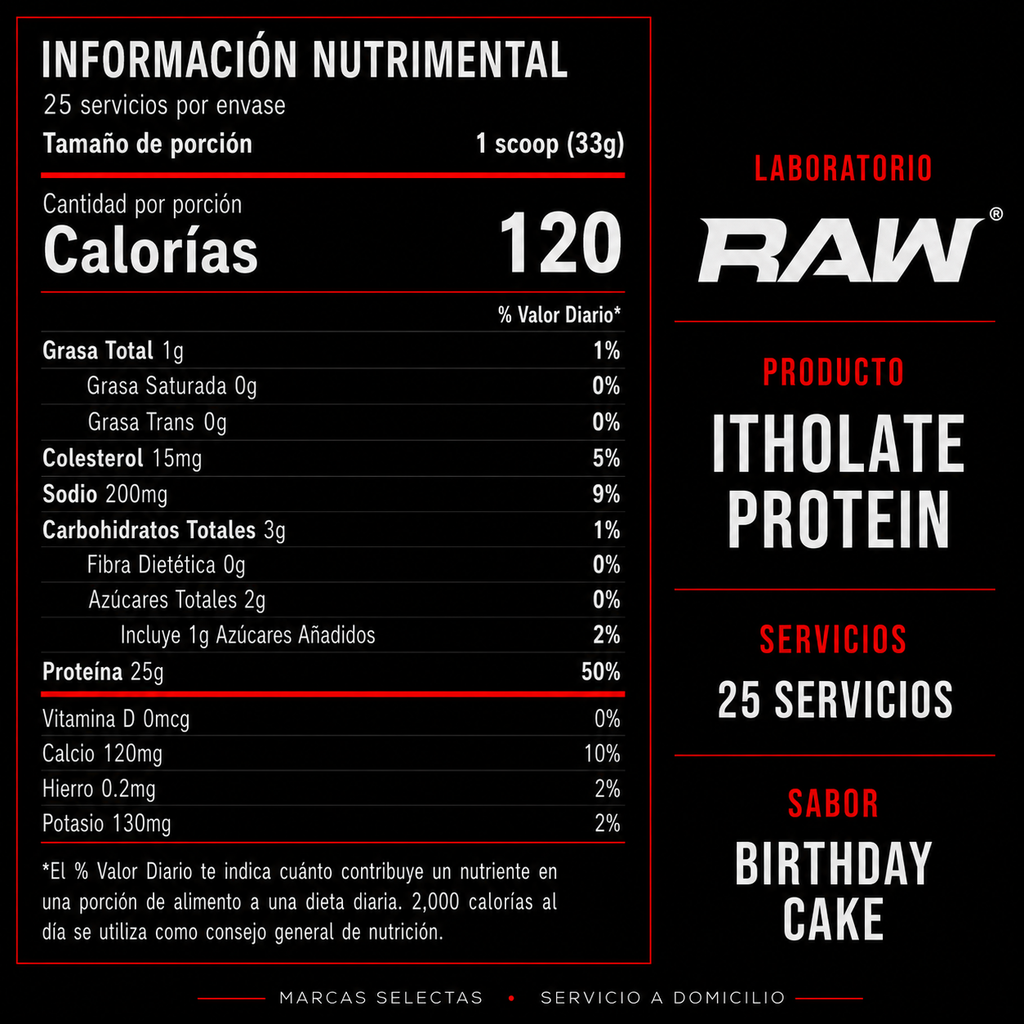 Raw Cbum Itholate Birthay Cake 2 Lbs