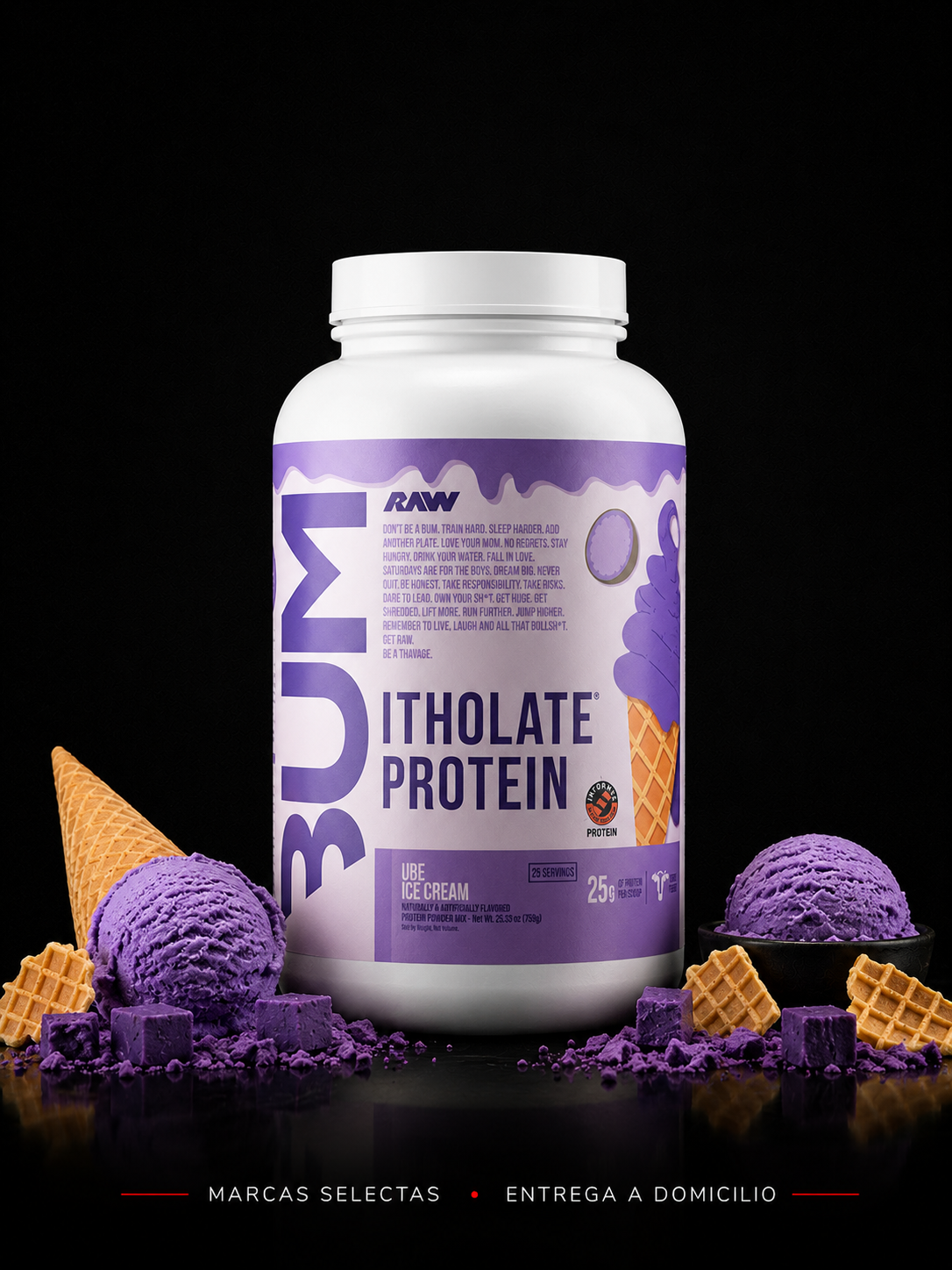 Raw Cbum Itholate Ube Ice Cream 2 Lbs