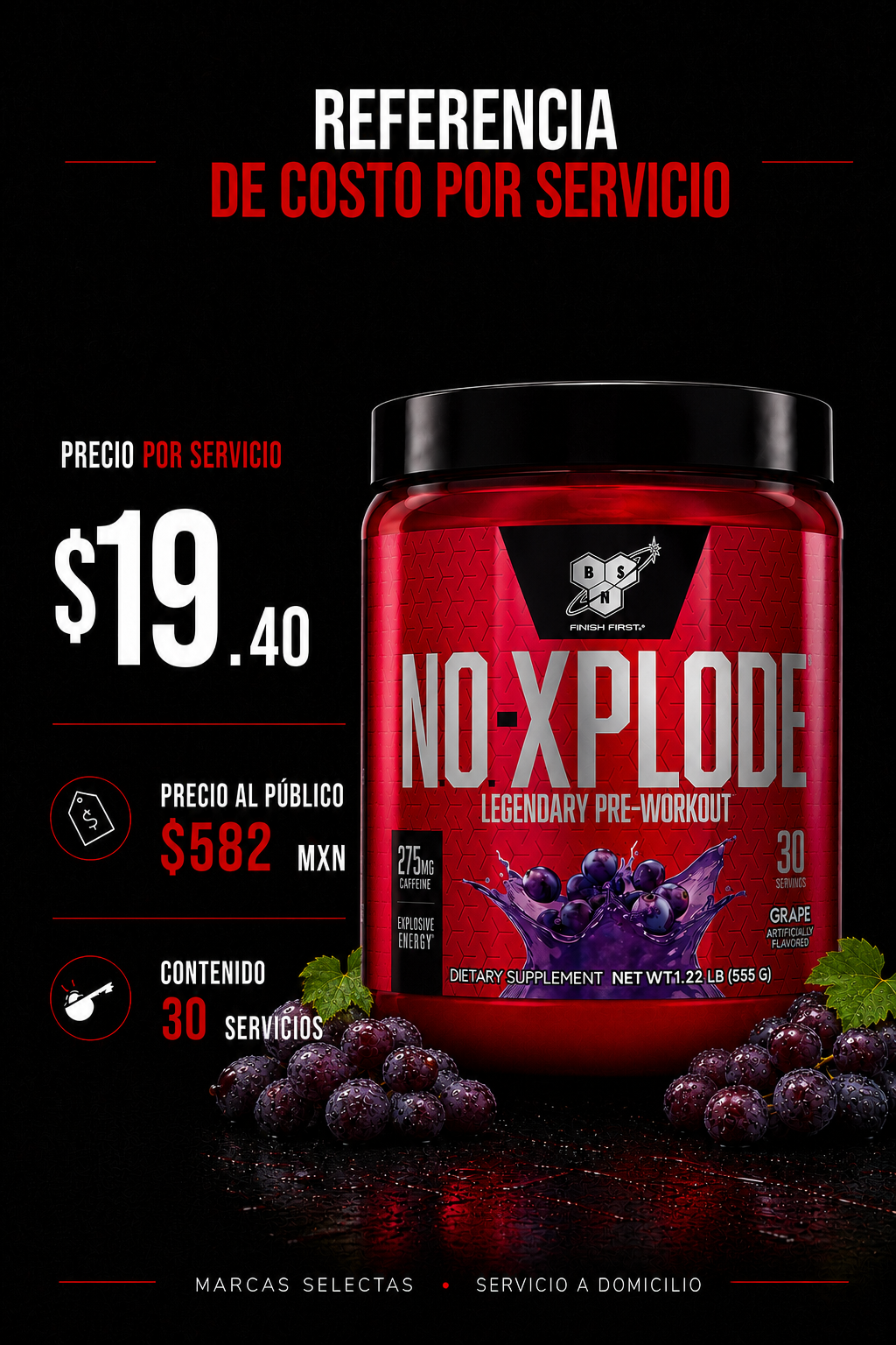 Bsn NO Xplode Grape