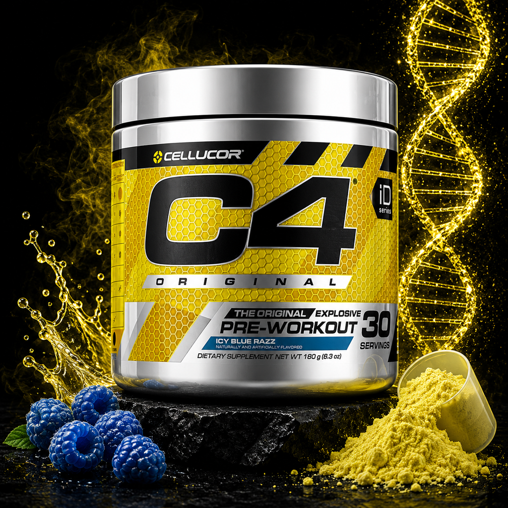 C4 Original Icy Blue Raspberry 30 Servicios