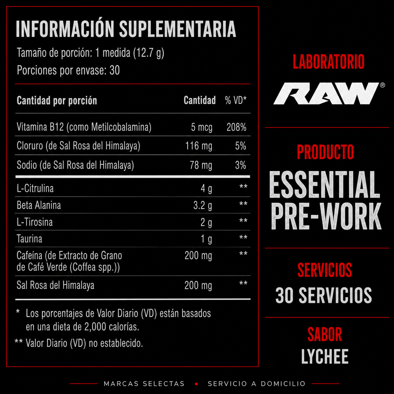 Raw Cbum Essential Prework Lychee