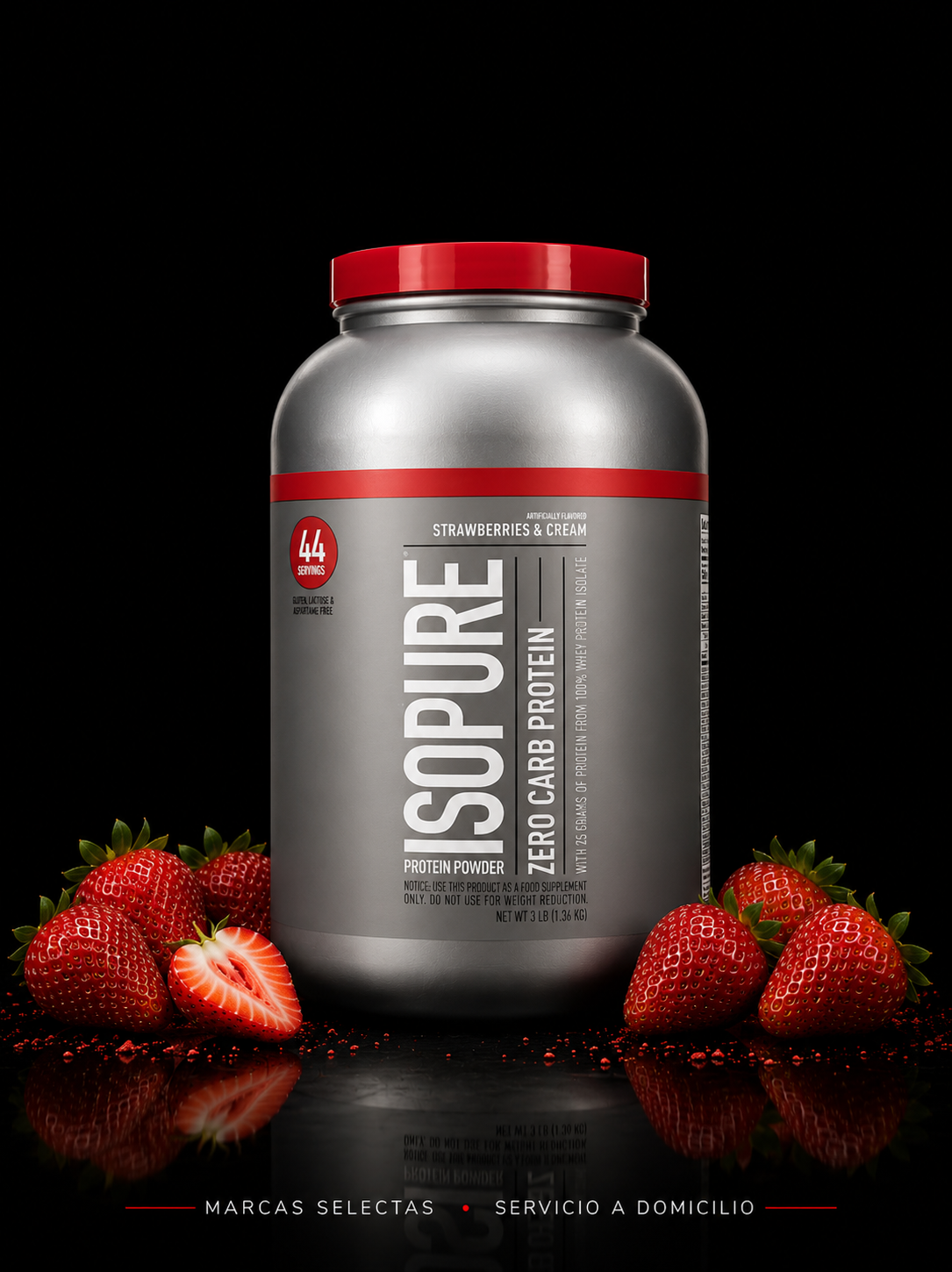 Isopure Zero Strawberry 3Lbs
