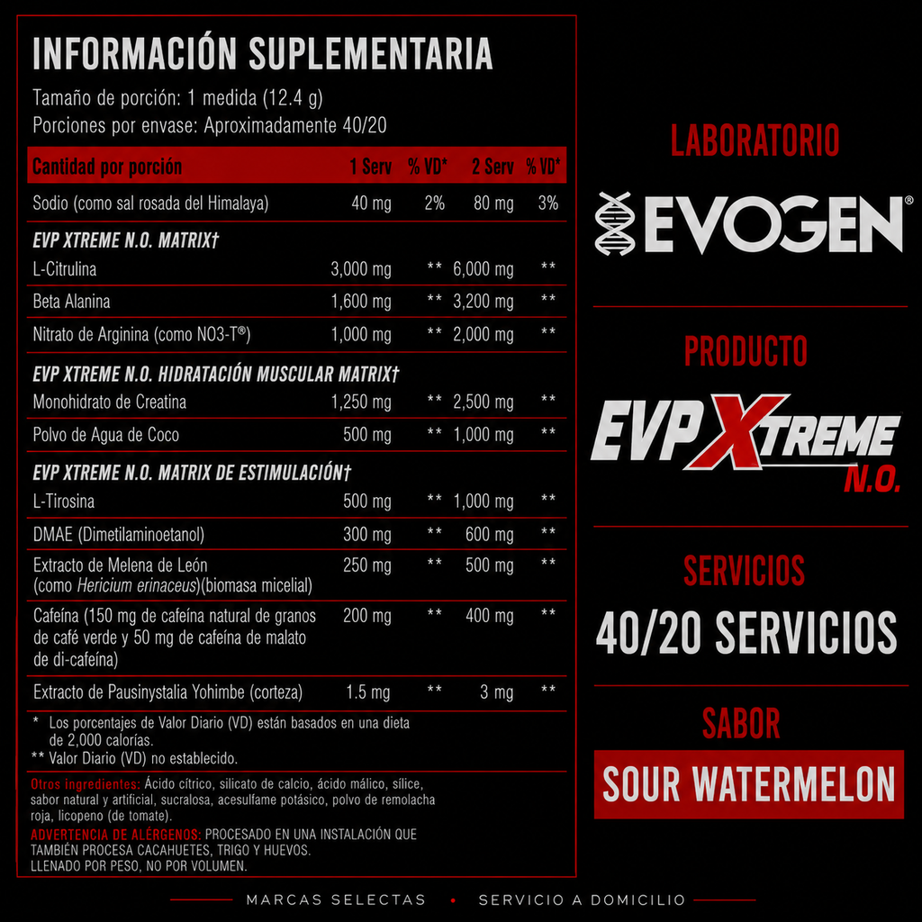 Evogen Evp Xtreme Sour Watermelon