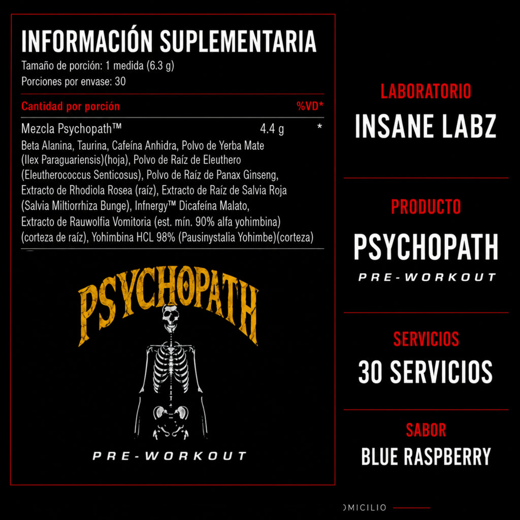 Insane Labz Psychopath Blue Raspberry
