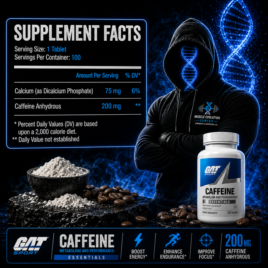 Gat Cafeína 200mg 100 pastillas