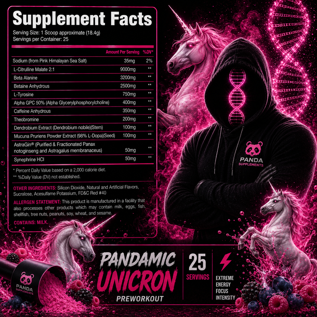Pandamic Extreme Preworkout Unicorn