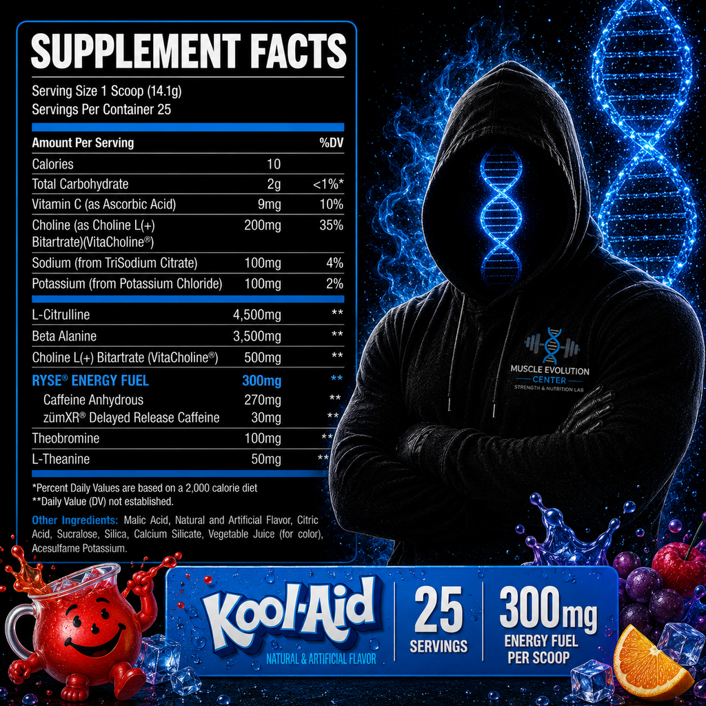Ryse Loaded Pre Kool Aid 25 Servicios