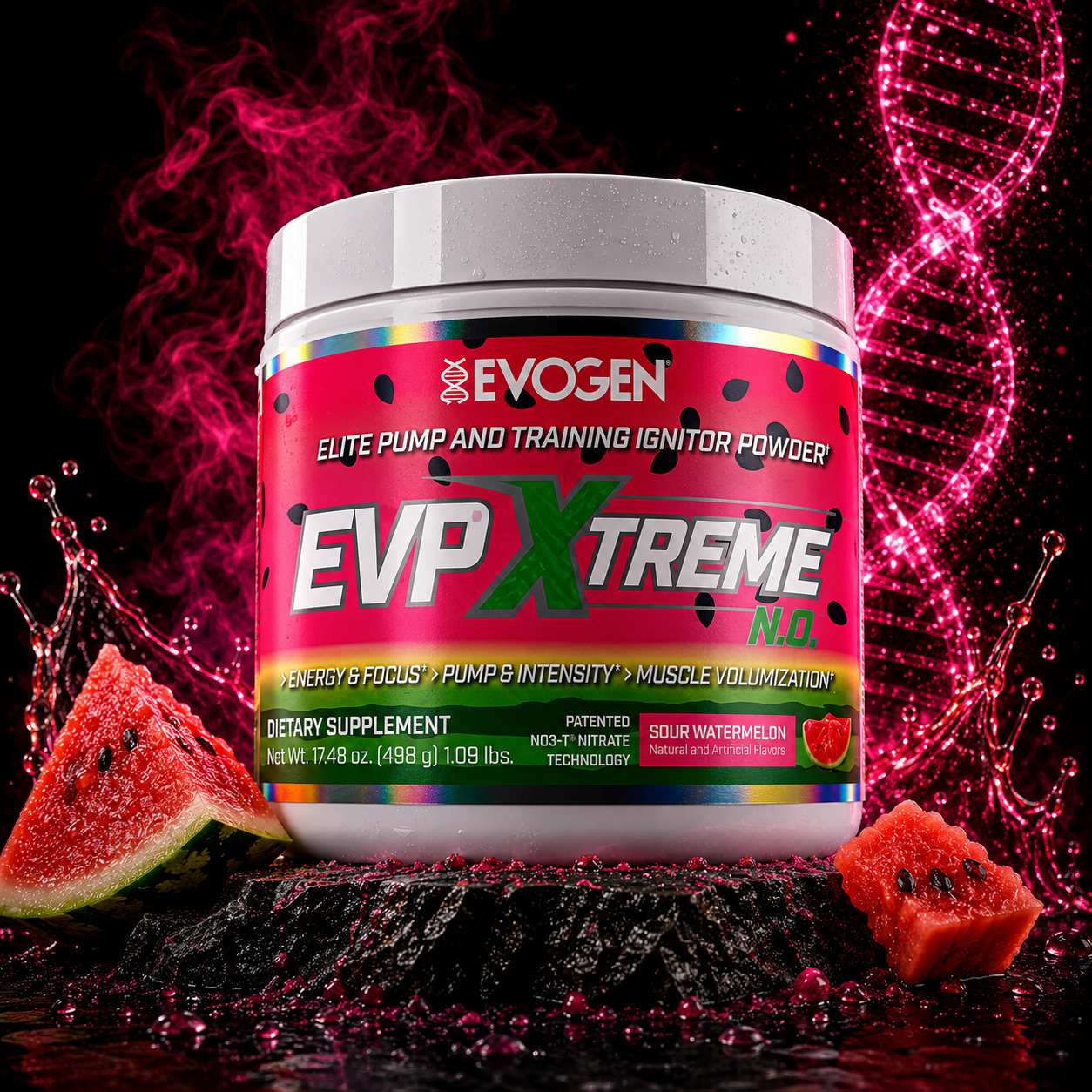 Evogen Evp Xtreme Sour Watermelon 40 Servicios