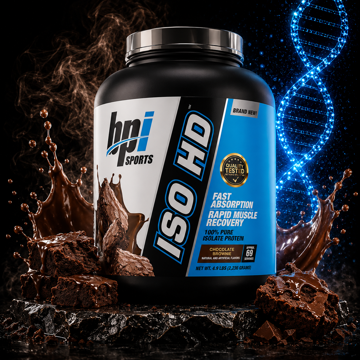 Bpi Iso Hd Chocolate Brownie 5Lb