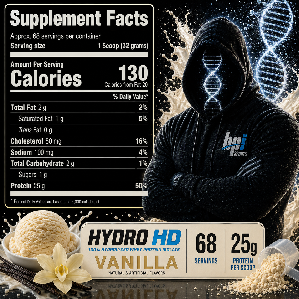 Bpi Hydro Hd Vainilla 5Lb