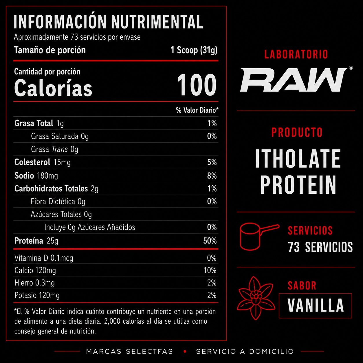 Raw Itholate Cbum Vainilla 5Lb