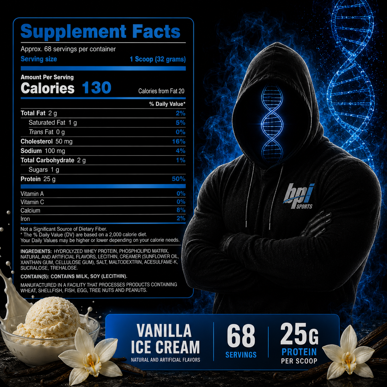 Bpi Hydro Hd Vainilla 5Lb