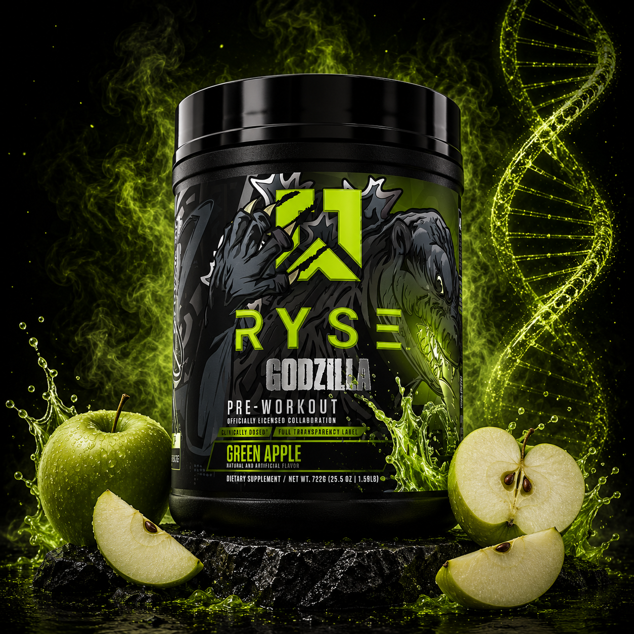 Ryse Godzilla Prework Green Apple