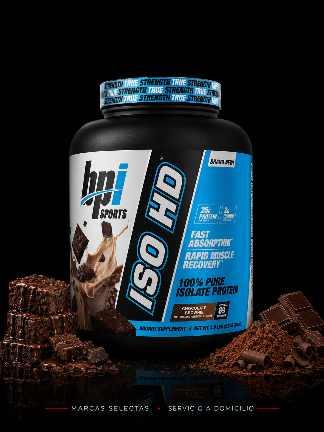 Bpi Iso Hd Chocolate Brownie 5Lb