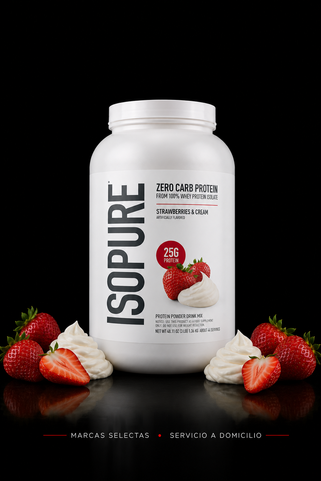 Natures Best Isopure Zero Strawberry 3 Lbs