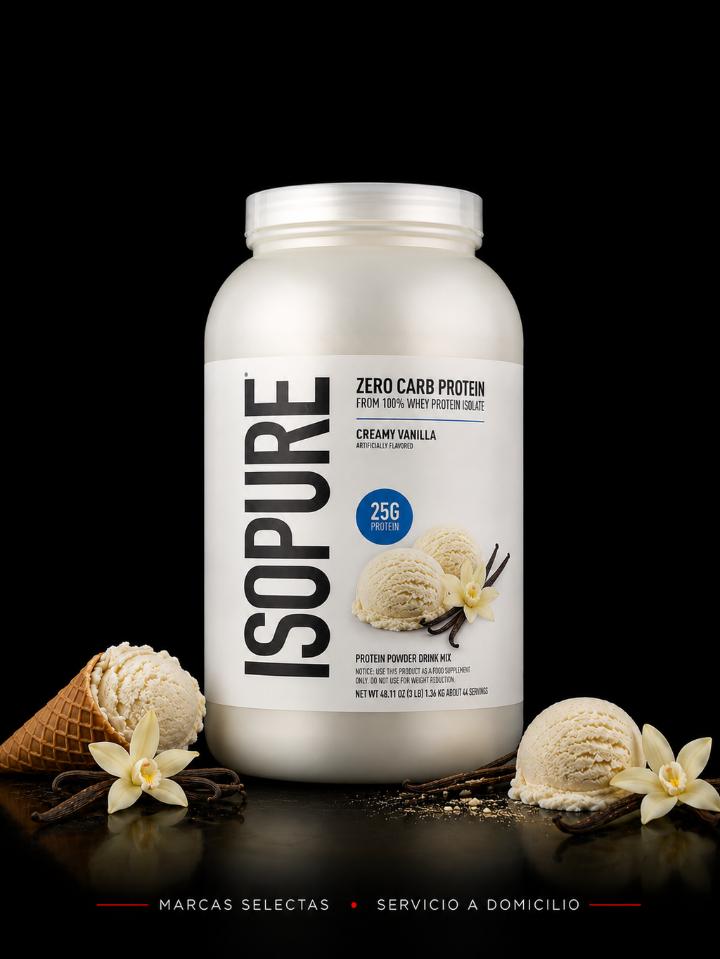 Natures Best Isopure Zero Carbs Vainilla 3 Lbs