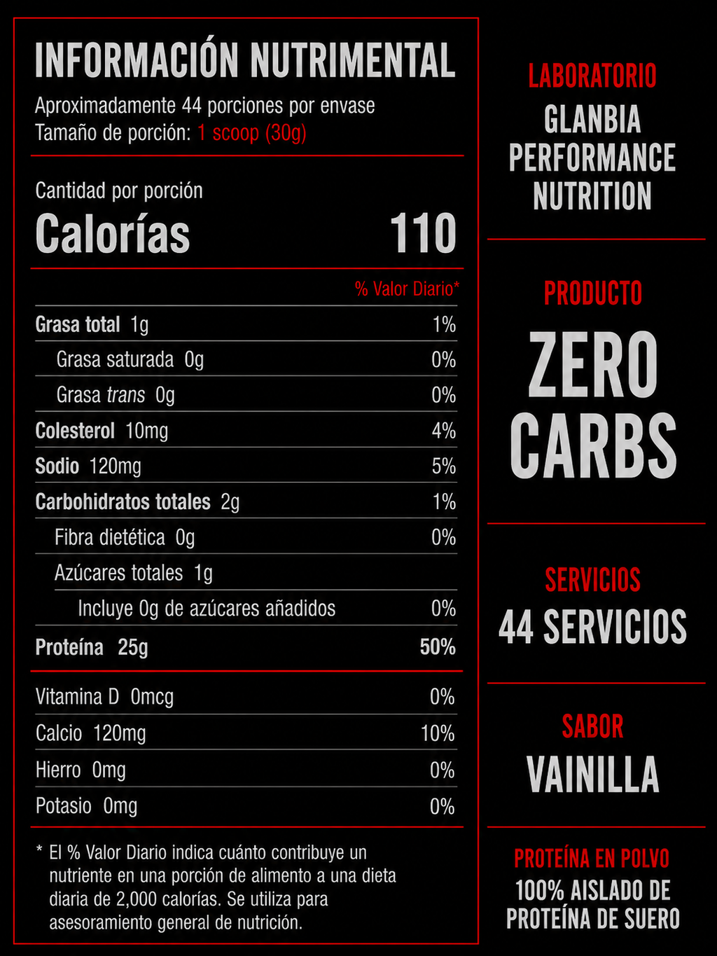 Natures Best Isopure Zero Carbs Vainilla 3 Lbs