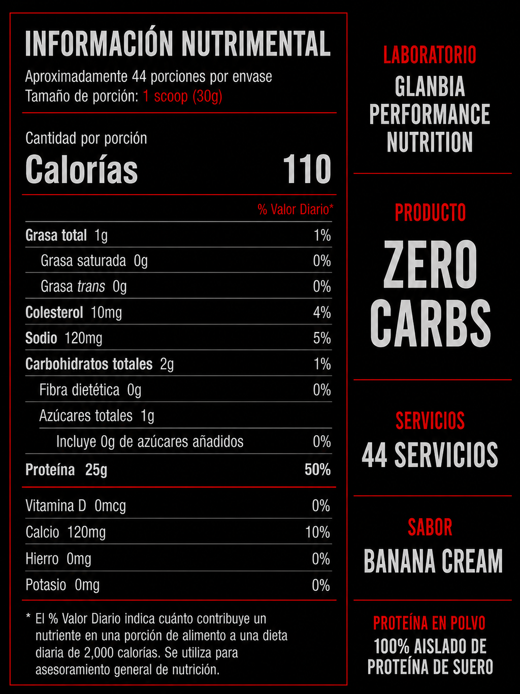 Natures Best Isopure Zero Carbs Banana Cream 3 Lbs