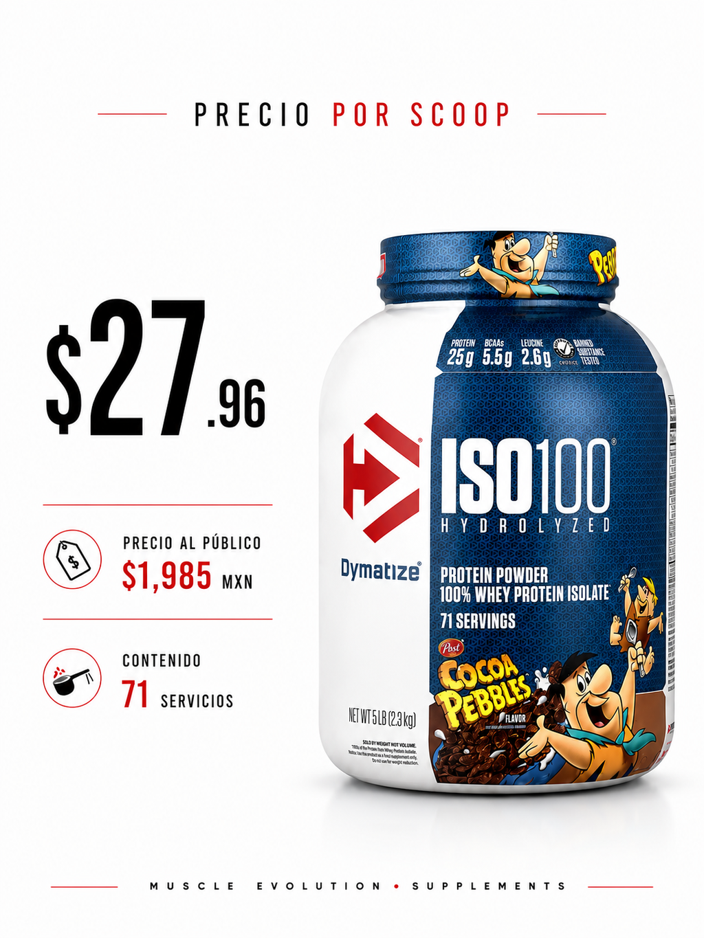 Dymatize Iso 100 Cocoa Pebbles 5Lb