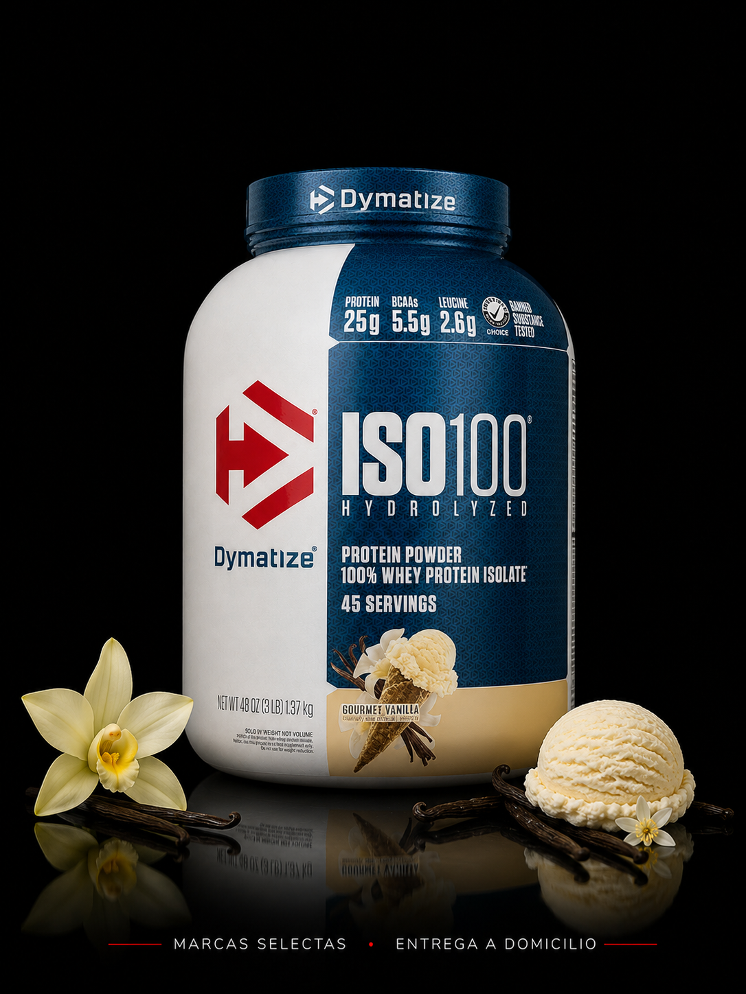 Dymatize Iso 100 Vainilla 3Lb