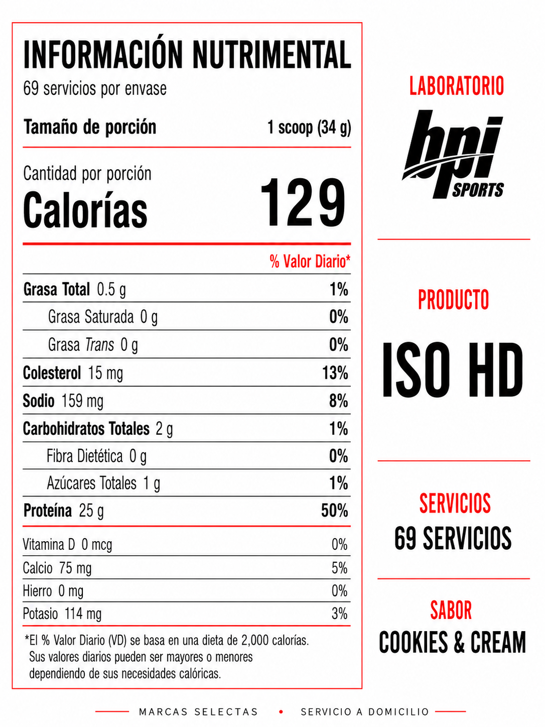 Bpi Iso Hd CookieS & Cream 5Lb