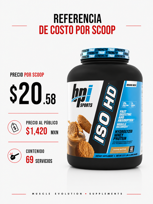 Bpi Iso Hd Cookie Butter 5Lb