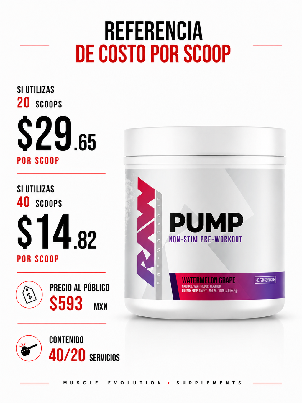 Raw Pump Non Stim Pre Workout