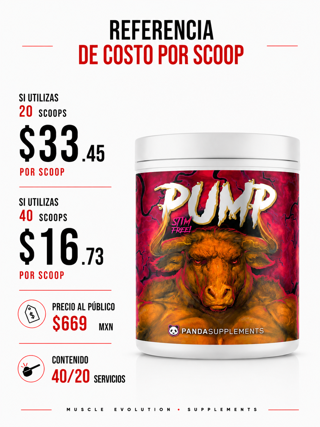 Panda Pump Non Stim Pre Workout