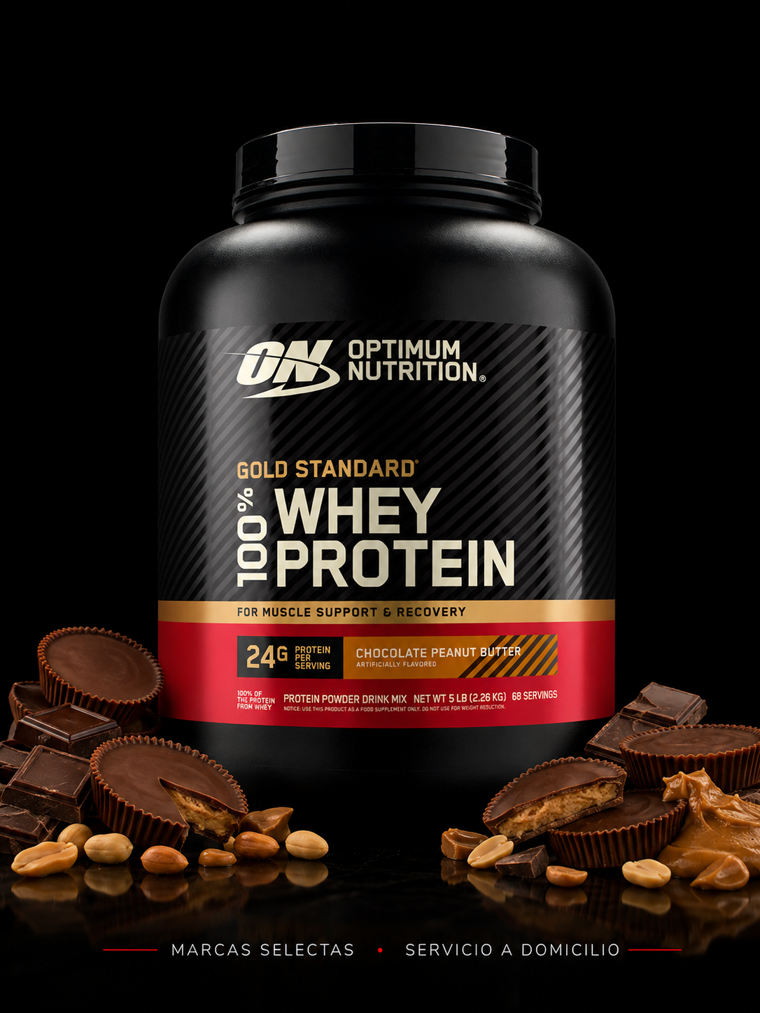 Optimum Nutrition Gold Standard Chocolate Peanut Butter 5Lb