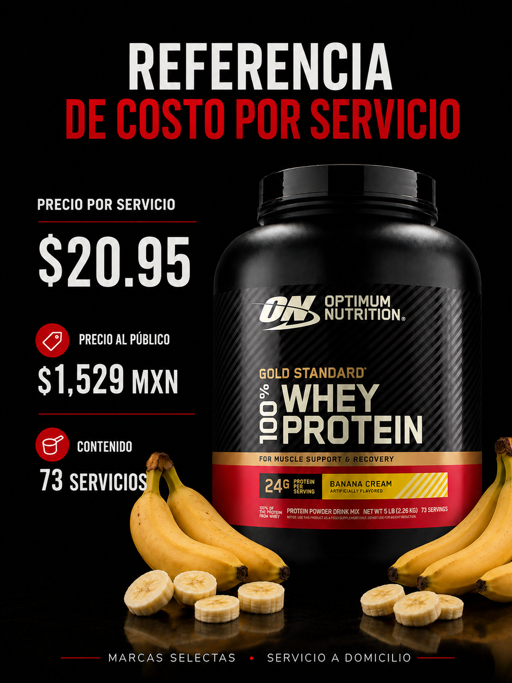 Optimum Nutrition Gold Standard Banana Cream