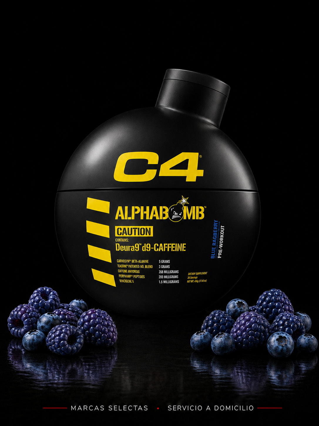 Cellucor C4 AlphaBomb Blue Rageberry