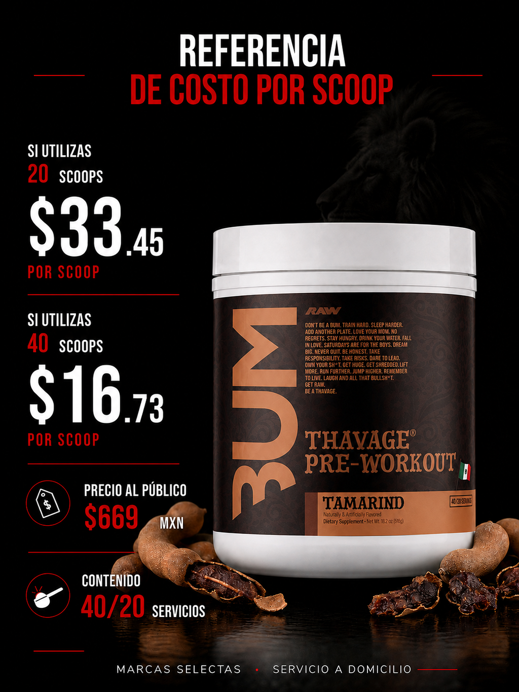 Raw Cbum Thavage Tamarindo