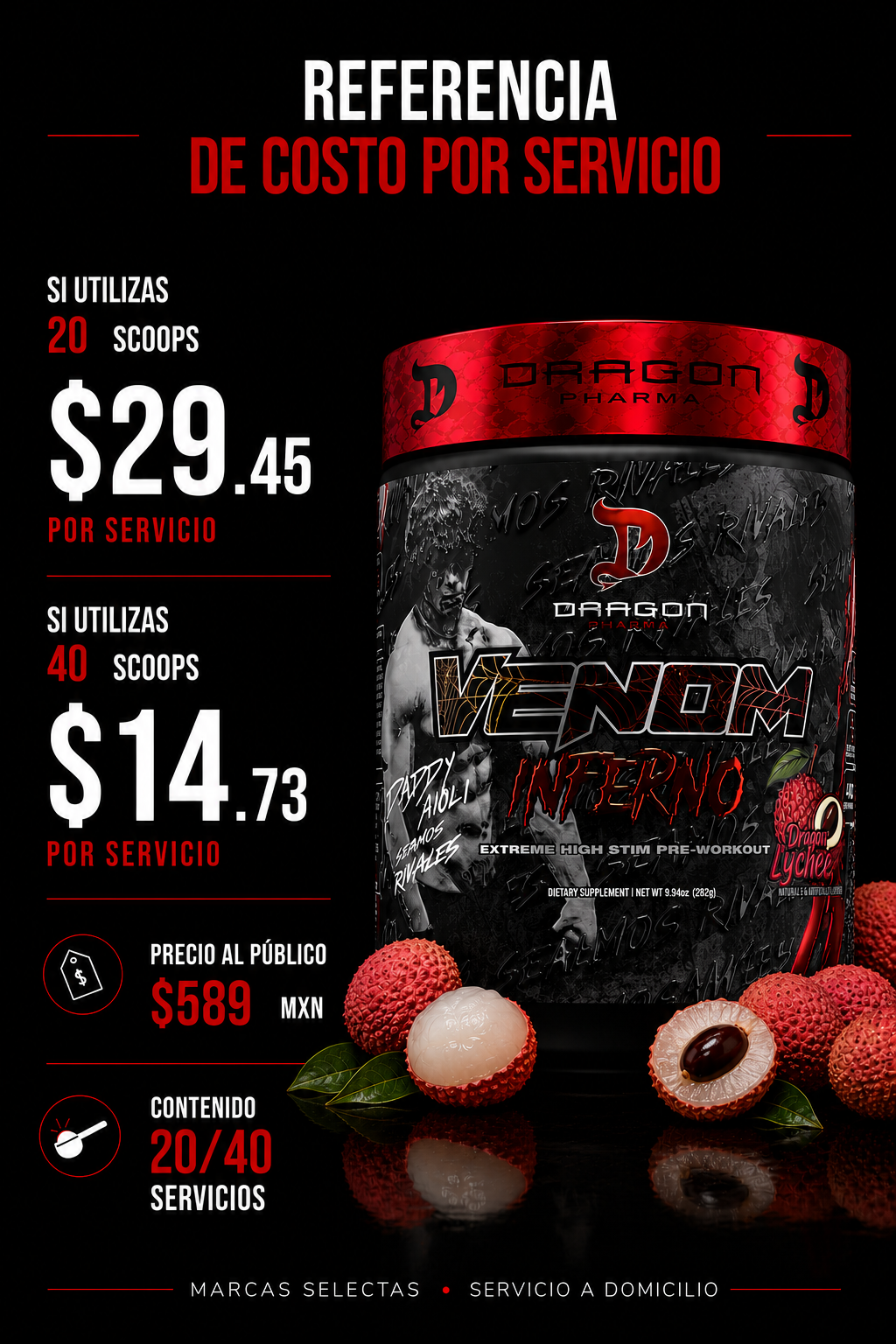 Dragon Pharma Venom Inferno Lychee