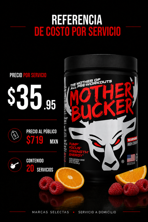Bucked Up Mother Bucker Gym Junkie Juice