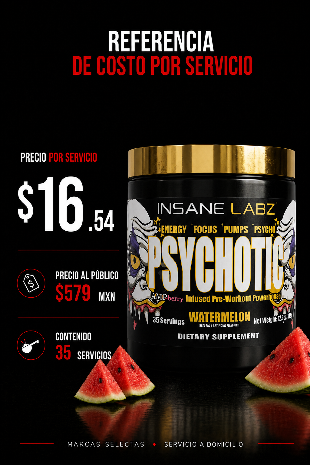 Insane Labz Psychotic Gold Watermelon