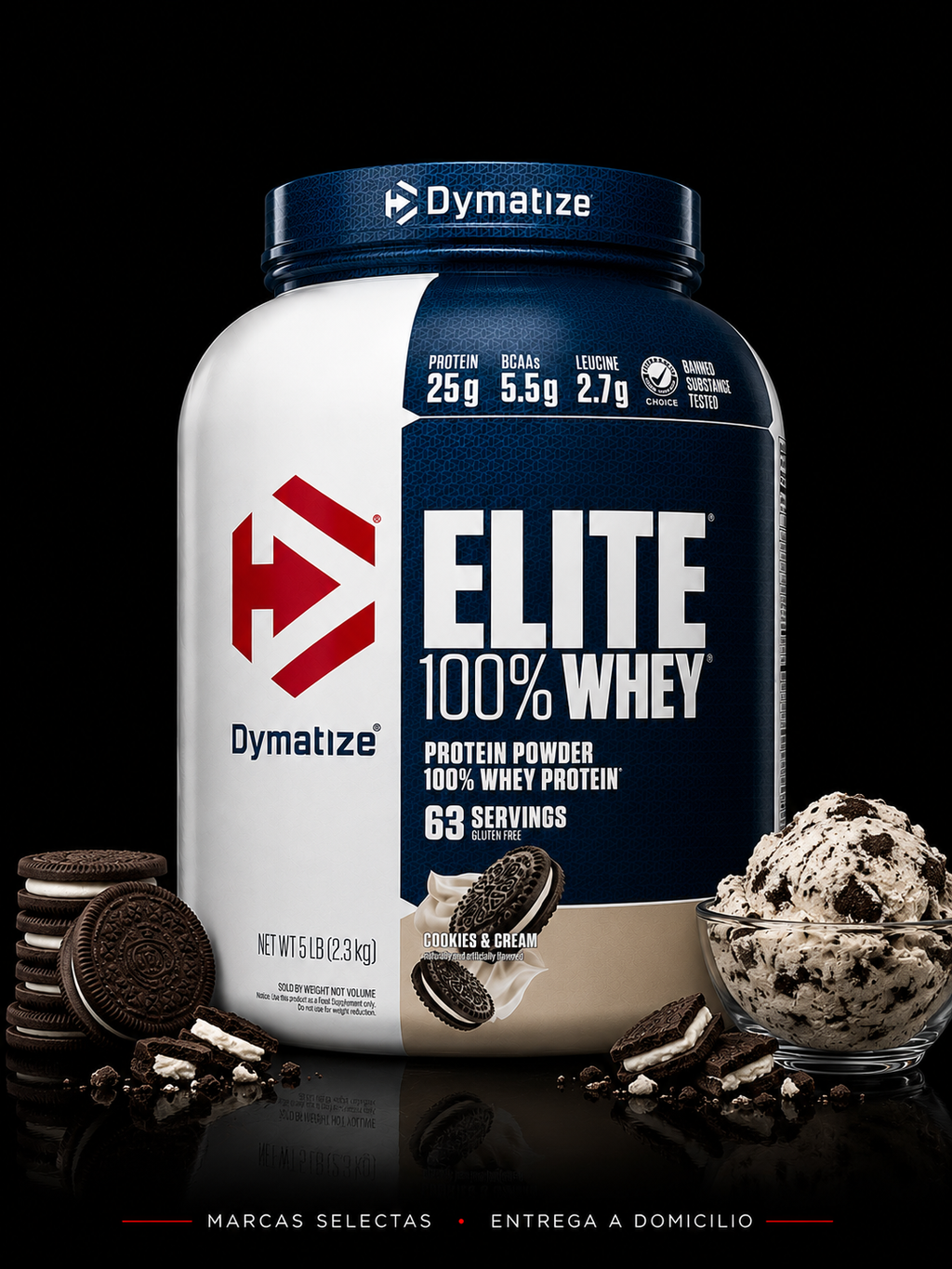 Dymatize Whey Protein Cookies & Cream