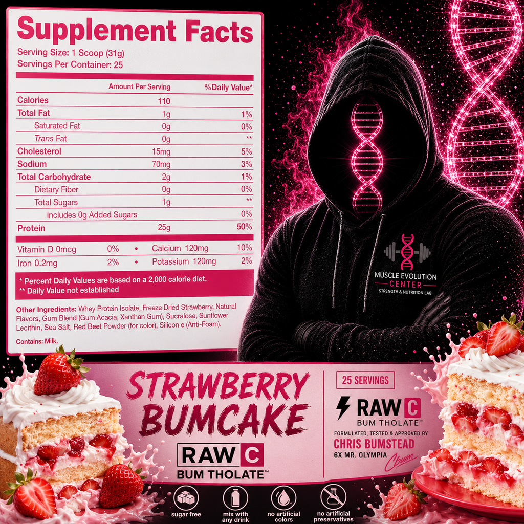 Raw Cbum Itholate Strawberry Bumcake  2 Lbs