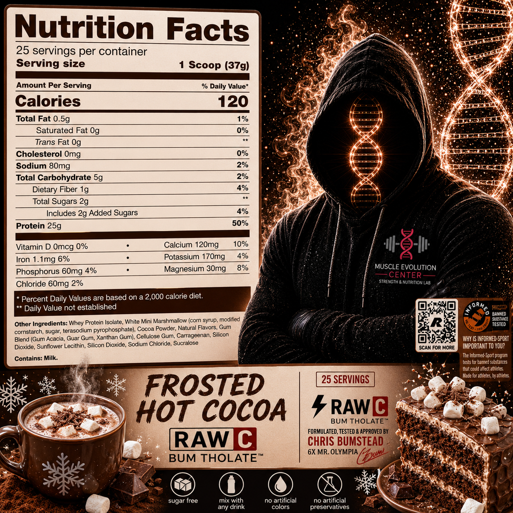 Raw Cbum Itholate Frosted Hot Cocoa 2 Lbs