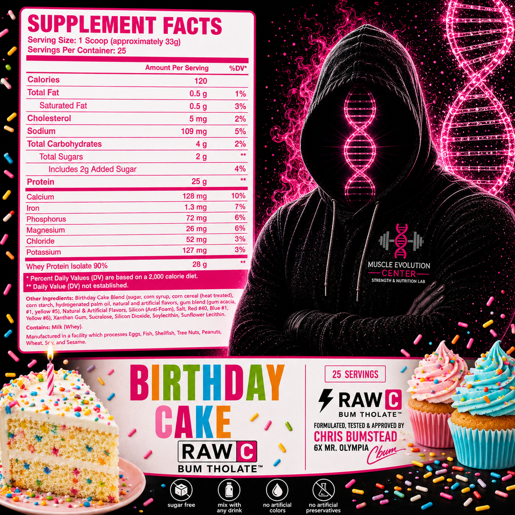 Raw Cbum Itholate Birthay Cake 2 Lbs