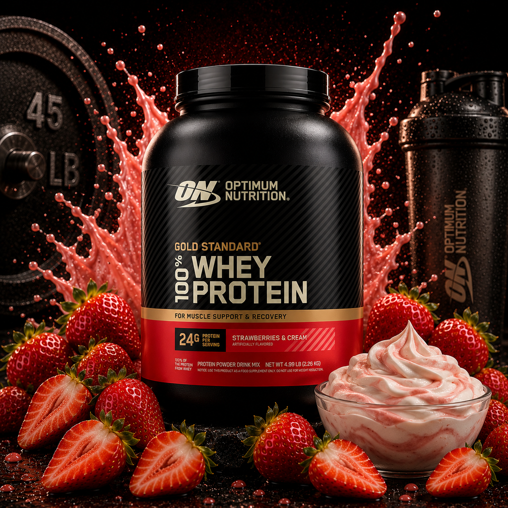 Optimum Nutrition Gold Standard Strawberrys & Cream 5Lb