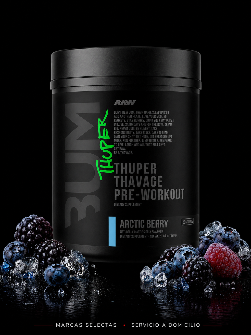 Raw Thuper Thavage Artic Berry