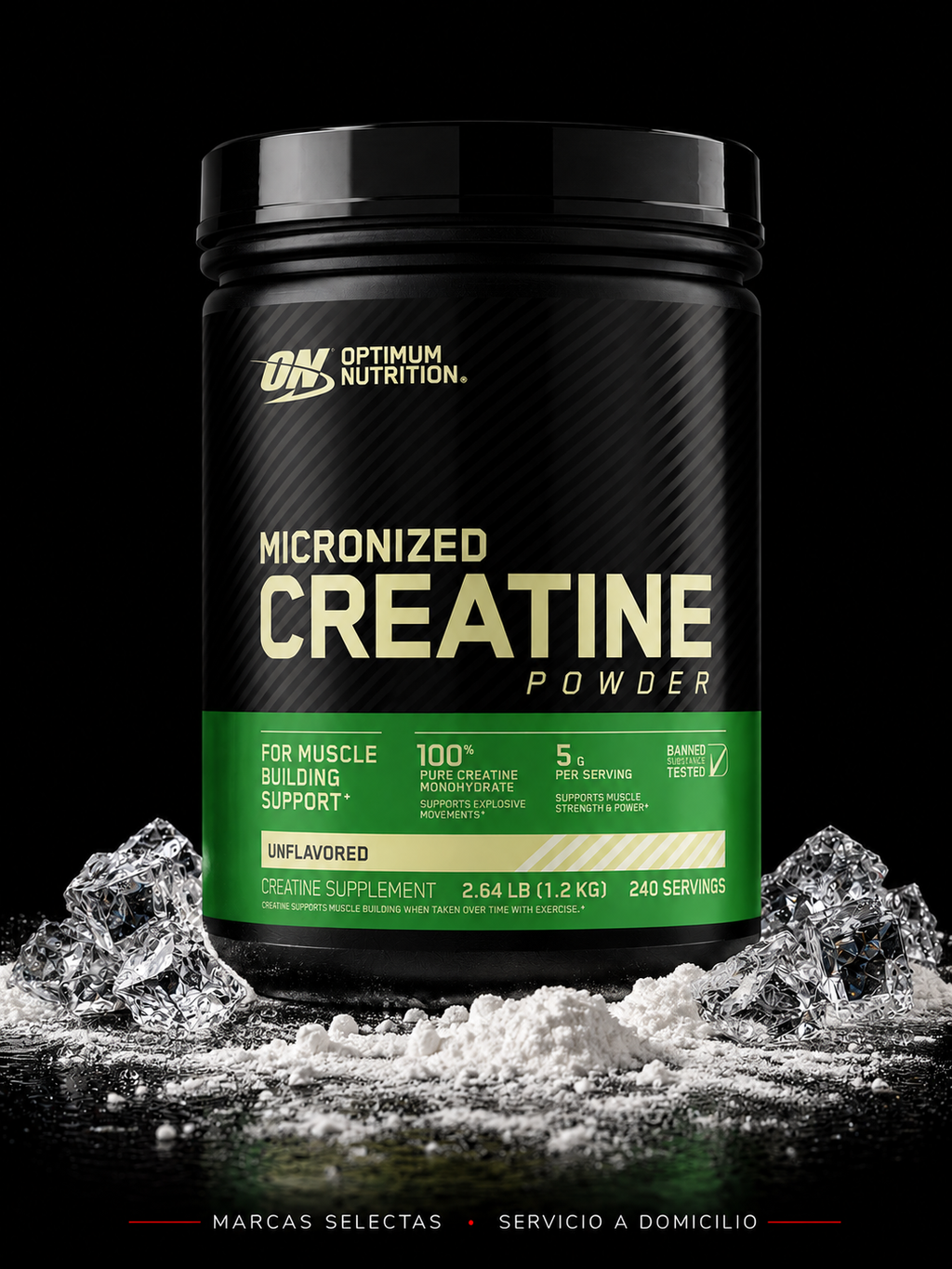 Optimum Nutrition Creatina Micronizada 1.2 Kg