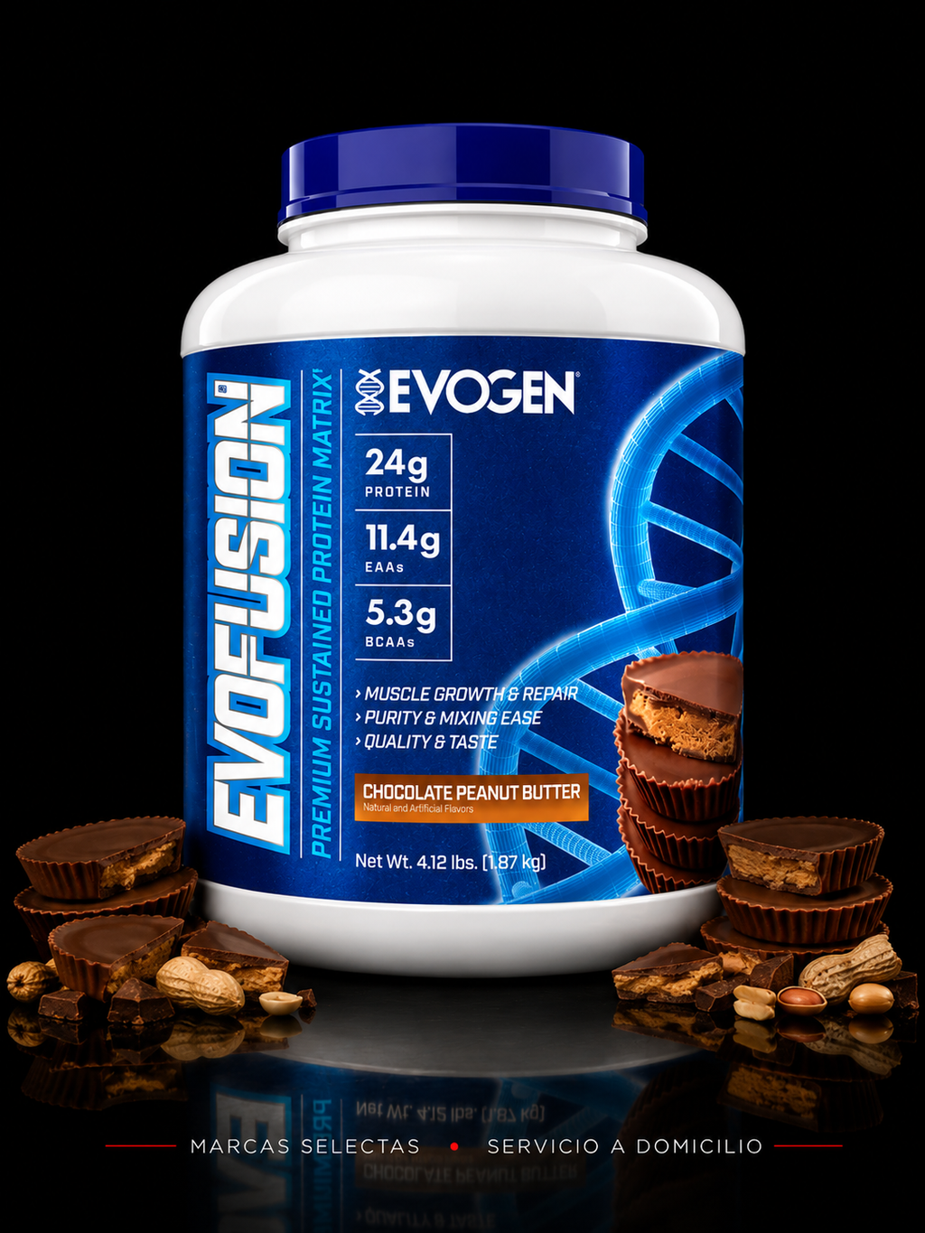 Evogen Evofusion Chocolate Peanut Butter 4Lb