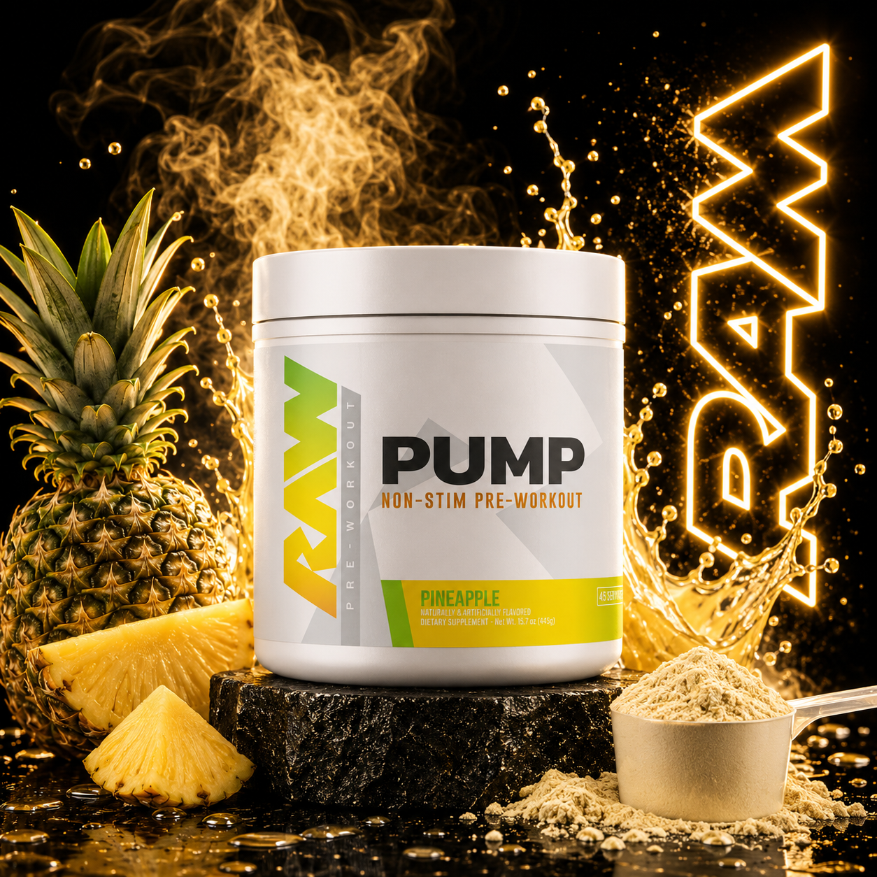 Raw Pump Non Stim Pineapple